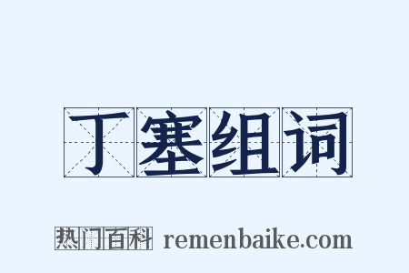 丁塞组词是什么意思的图片